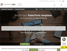 Tablet Screenshot of presentationload.com